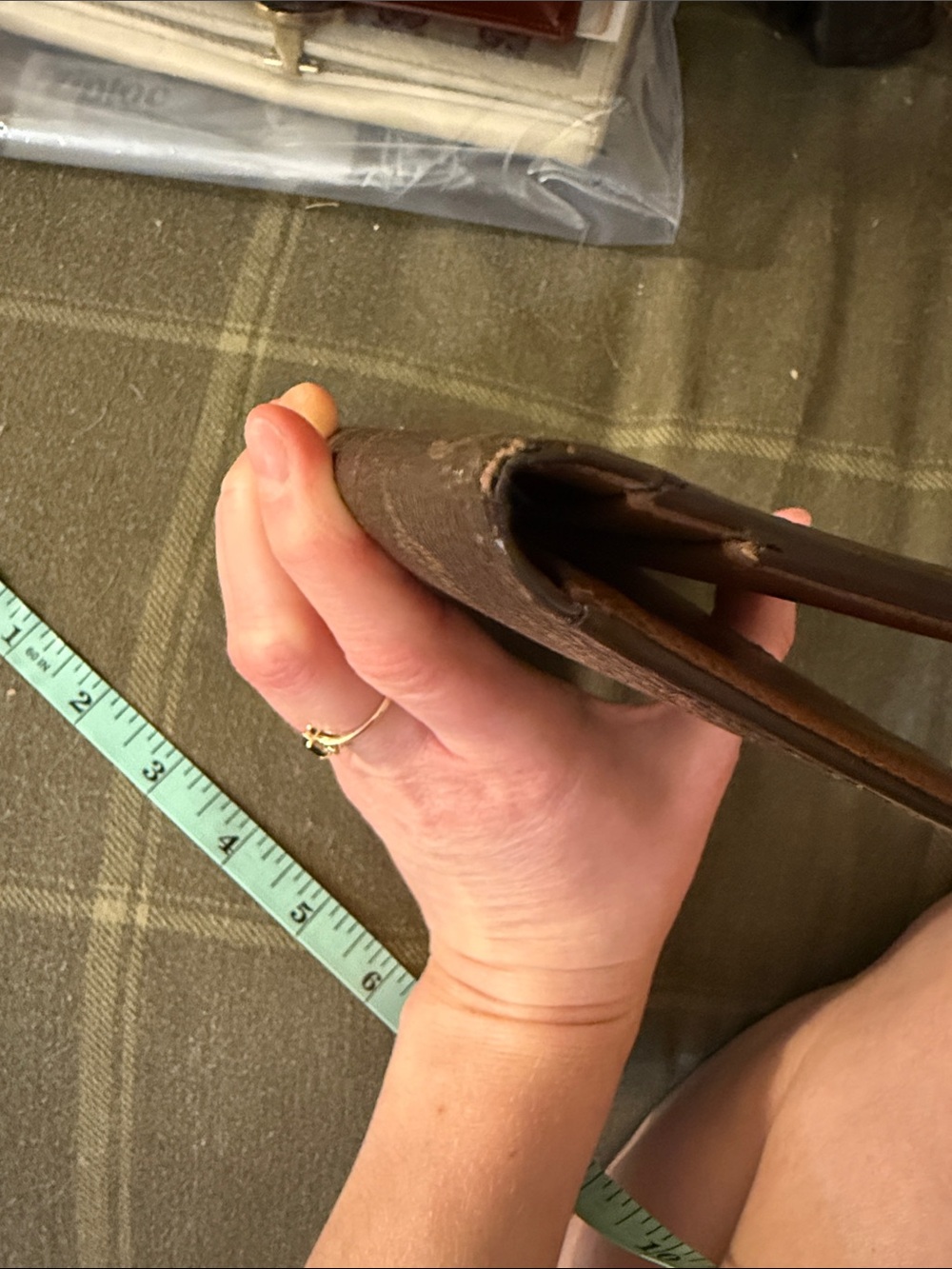 Louis Vuitton Brown Monogram Travel Wallet - Picture 5 of 6